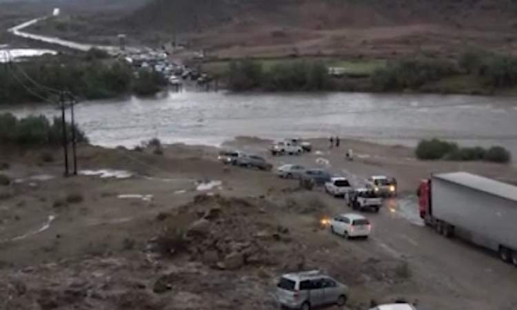 تضرر منازل وقطع للطرقات بسبب الامطار بماهلية