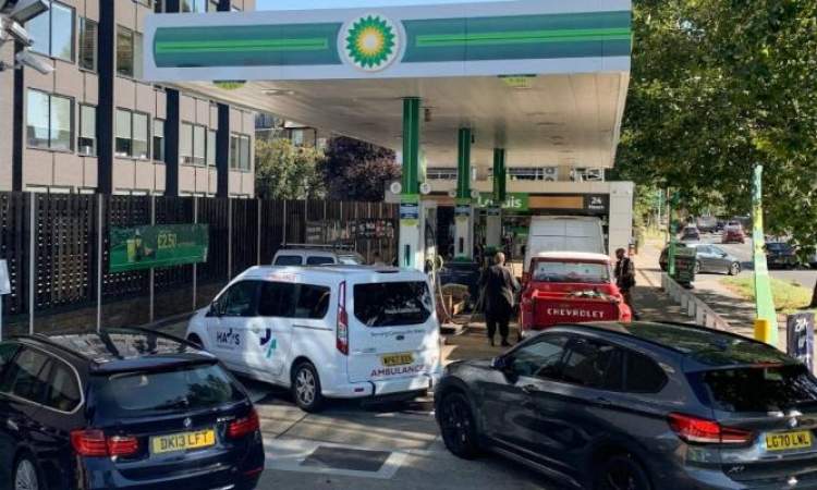 أزمة وقود في لندن