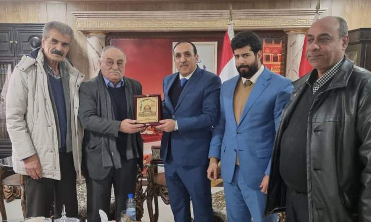 السفير صبري يلتقي وفد الجبهة الشعبية لتحرير فلسطين