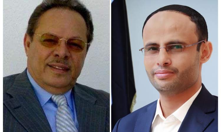 الرئيس المشاط يعزي الرئيس الاسبق علي ناصر محمد