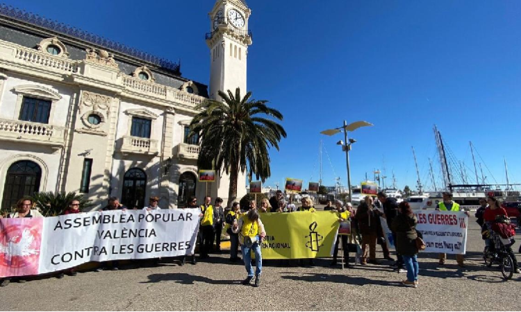 مطالبة بإنهاء تجارة الموت في اسبانيا مع السعودية