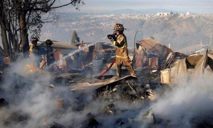 مصرع 14 شخصا في حريق بجنوب تشيلي