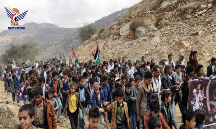 حجة تشهد مسيرات ووقفات وفعاليات احتفاء بجمعة رجب وتضامناً مع فلسطين