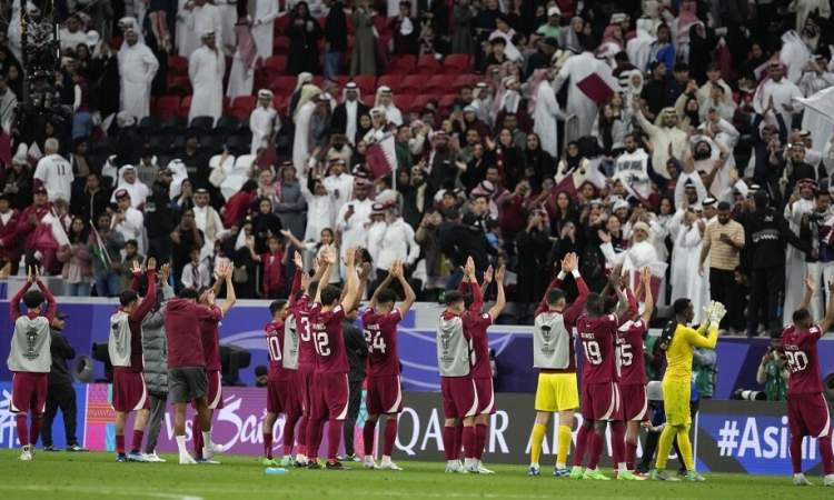 قطر تقلب الطاولة على فلسطين في كأس آسيا