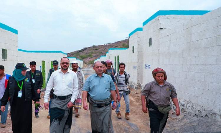 افتتاح 75 وحدة سكنية للأسر الأشد تضررا في مديرية باجل بالحديدة