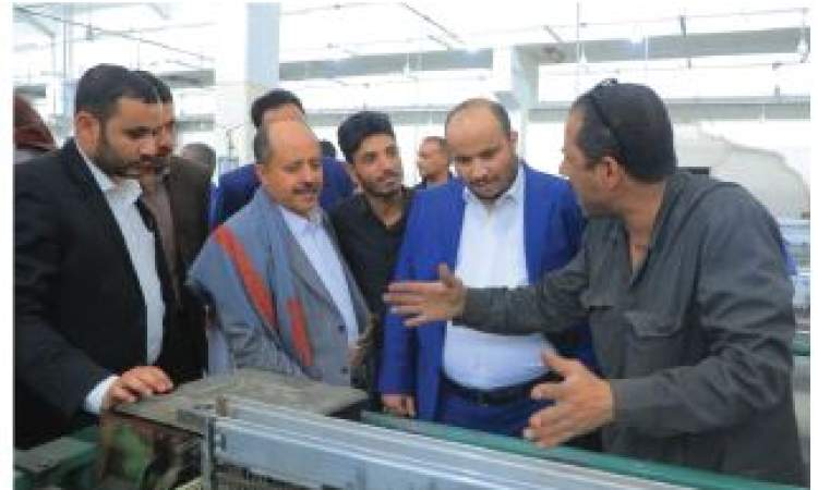 أكد حرص الوزارة على تقديم الدعم لانتظام وتطوير الإنتاج بالمصنع