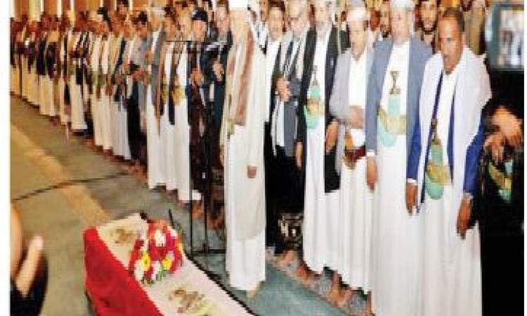 تشييع اللواء باراس وعدد من شهداء الوطن والقوات المسلحة