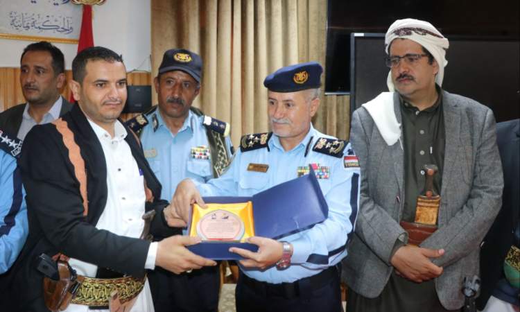 حفل توديع وتكريم لمدير مرورذمار الوشلي