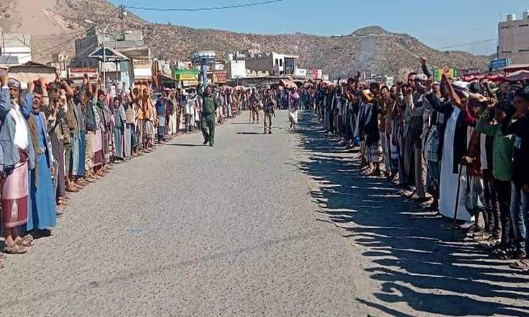 وقفات متعددة في تعز تضامنًا مع فلسطين ومباركة لعمليات القوات المسلحة