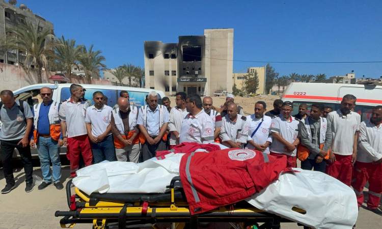 الصحة بغزة تستنكر جريمة العدو الصهيوني بحق المسعفين في رفح