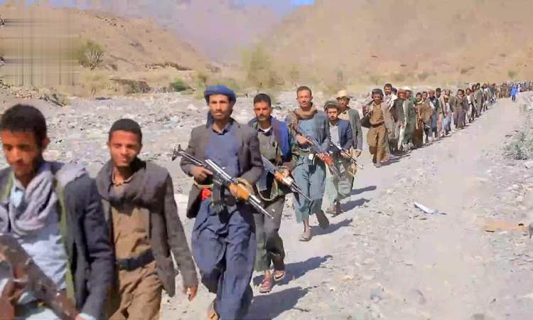 مسير لخريجي دورات طوفان الأقصى بمأرب إعلانا للجاهزية ونصرة لغزة