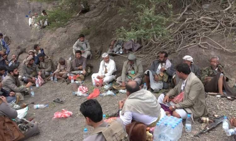 وساطة تنهي نزاعاً بين قبيلتين في العشة بعمران