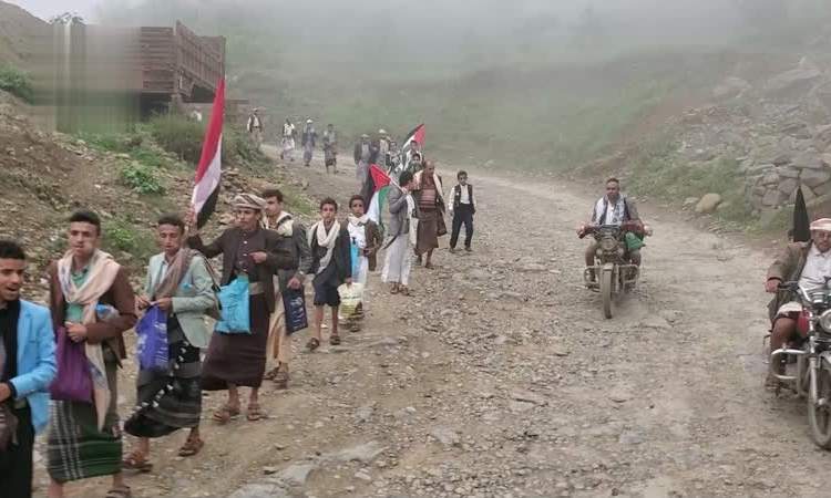 مسير لخريجي دورات”طوفان الأقصي” في المحابشة بحجة