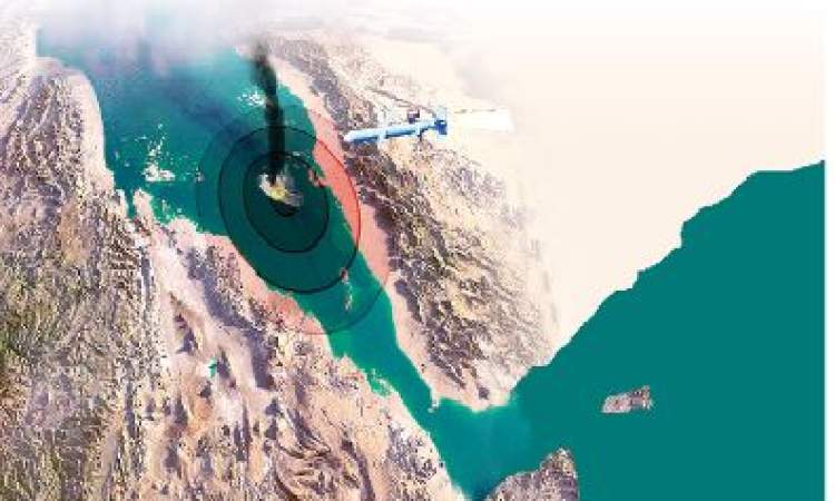 أظهرت القدرة العالية على مراقبة حركة السفن الاسرائيلية ..دلالات ورسائل العملية البحرية شمال البحر الأحمر