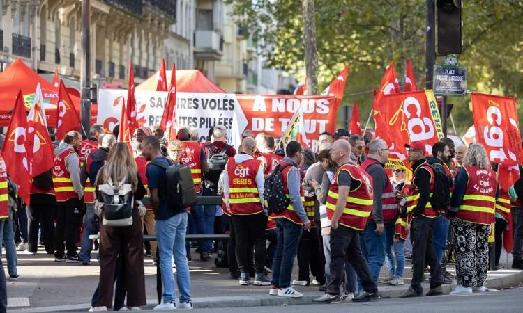 مظاهرات حاشدة ضد سياسات التقشف في فرنسا