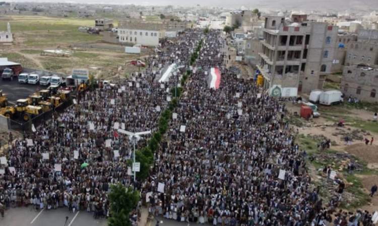 عمران.. 123 مسيرة حاشدة تحت شعار "مع غزة..لن نقبل بعار الخذلان