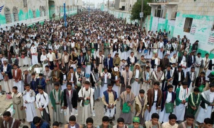 أبناء حجة يحتشدون في 315 مسيرة تحت شعار "مع غزة لن نقبل بعار الخذلان