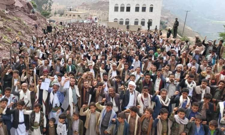 أبناء حجة يخرجون في 321 مسيرة جهادًا وثباتًا واستنفارًا مع غزة