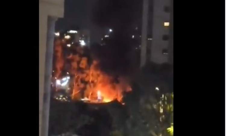 مشاهد جديدة لوصول الصاروخ اليمني "مطار بن غوريون" 