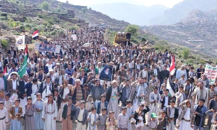 حجة: 335 مسيرة حاشدة بعنوان " طوفان الاقصى.. عامان من الجهاد والتضحية حتى النصر"