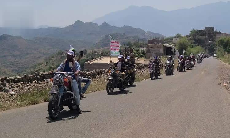 مسير بالدراجات النارية لخريجي دورات التعبئة في المحويت