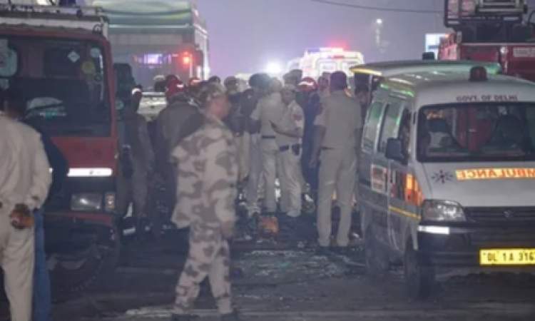 الهند: 8 قتلى في انفجار سيارة في العاصمة نيودلهي