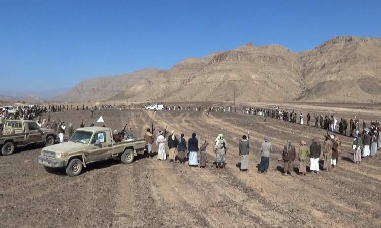قبائل المحجزة في مأرب يعلنون النفير العام والجهوزية