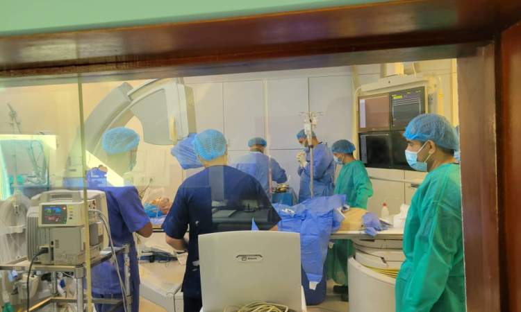 عملية نوعية في مركز القلب العسكري