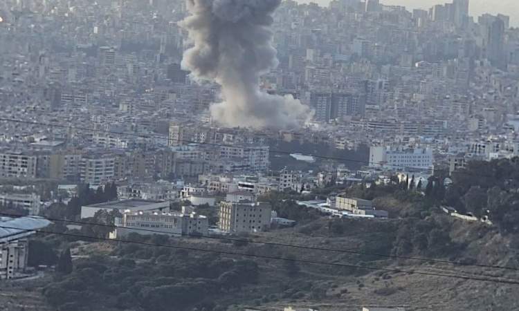 العدو الصهيوني يستهدف الضاحية الجنوبية لبيروت