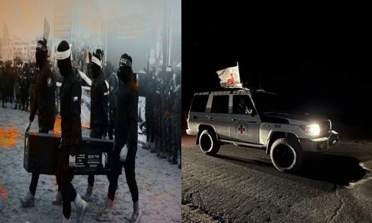 القسام وسرايا القدس تسلم جثة أسير صهيوني للصليب الأحمر