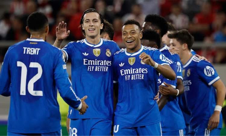 ترتيب هدافي دوري أبطال أوروبا بعد سوبر هاتريك مبابي مباراة ريال مدريد وأولمبياكوس