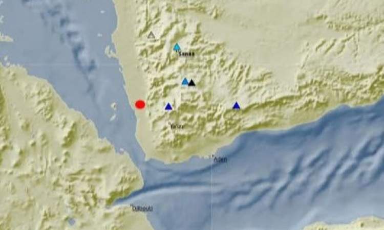 هزة أرضية بقوة 3 درجات جنوب الحديدة 